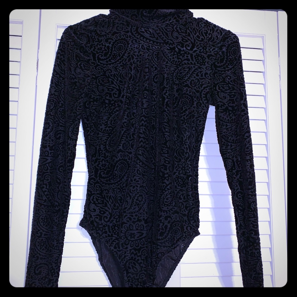 Sold Long Sleeve Fitted One Piece Top